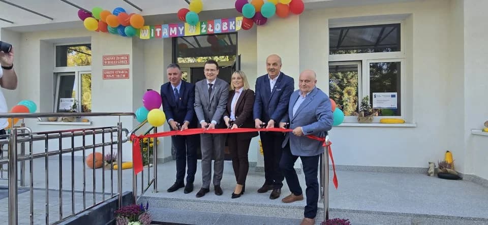 Uroczyste otwarcie żłobka w Białej Górze w gminie Wartkowice