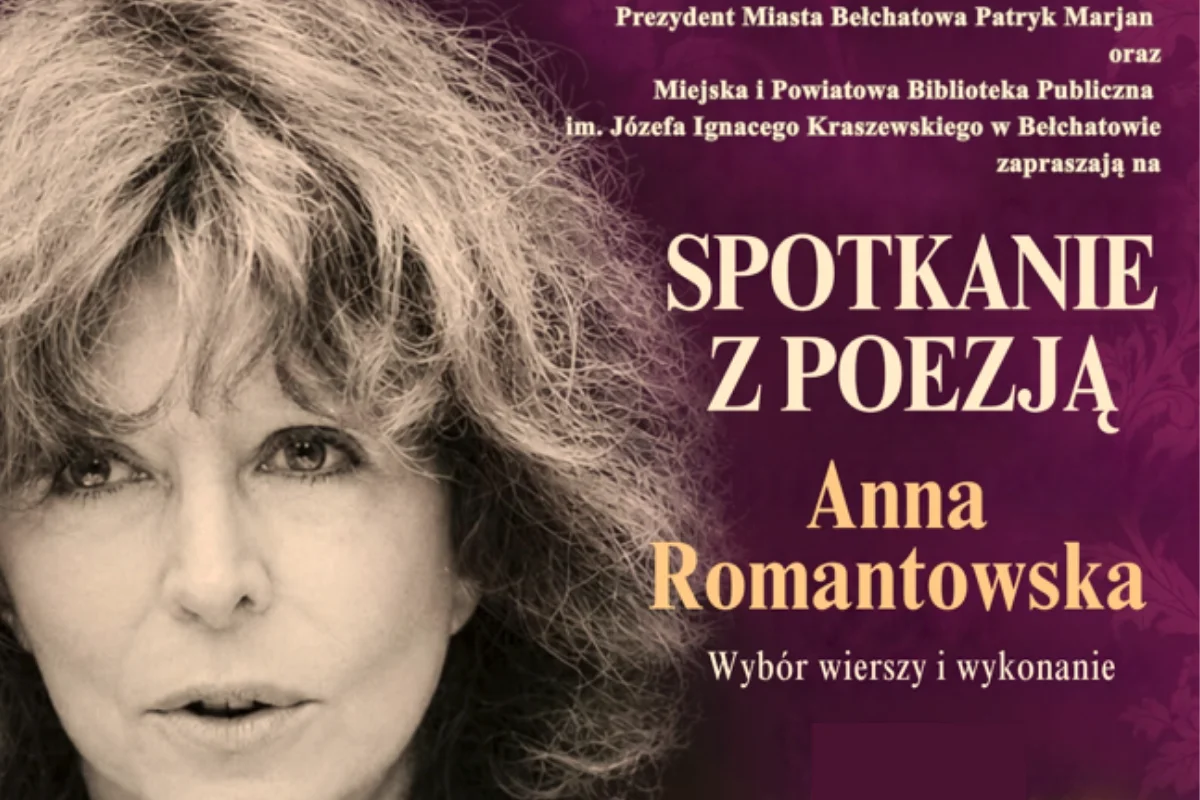 Anna Romantowska i Romuald Erenc zapraszają na wieczór poezji w Bełchatowie